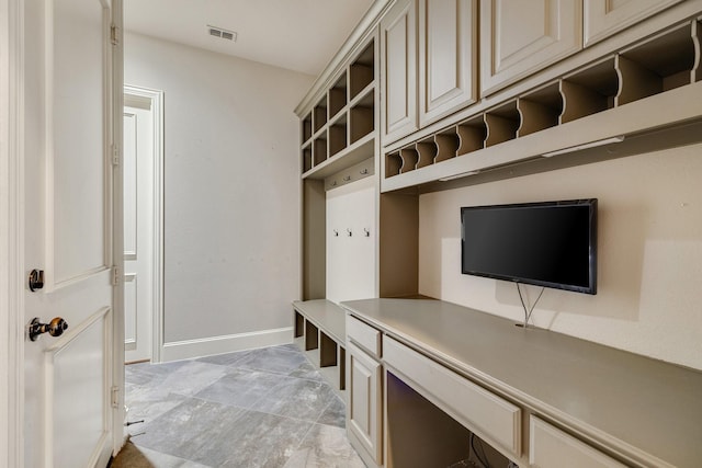 1240 Concho Trl, Prosper, TX 75078 - mudroom with baseboards and built in study area