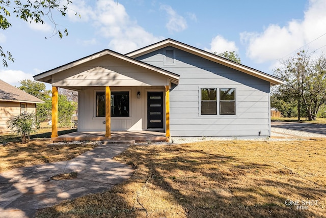 bungalow-style house featuring a porch