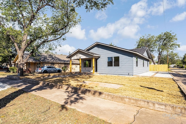 view of ranch-style home