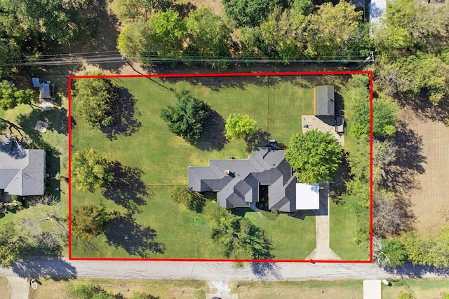 308 N Elm, Quinlan, TX 75474 - birds eye view of property