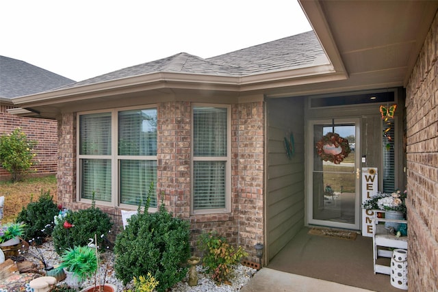 3016 Loy Lake Rd, Denison, TX 75020 - entrance to property featuring brick siding and a shingled roof