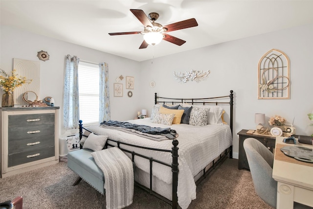3016 Loy Lake Rd, Denison, TX 75020 - carpeted bedroom with ceiling fan