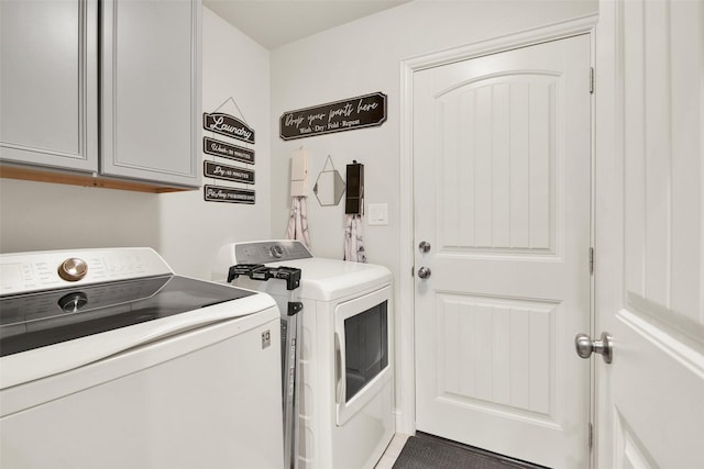 3016 Loy Lake Rd, Denison, TX 75020 - laundry room featuring washer and clothes dryer and cabinet space