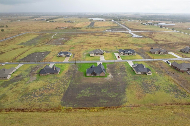 aerial view featuring a rural view