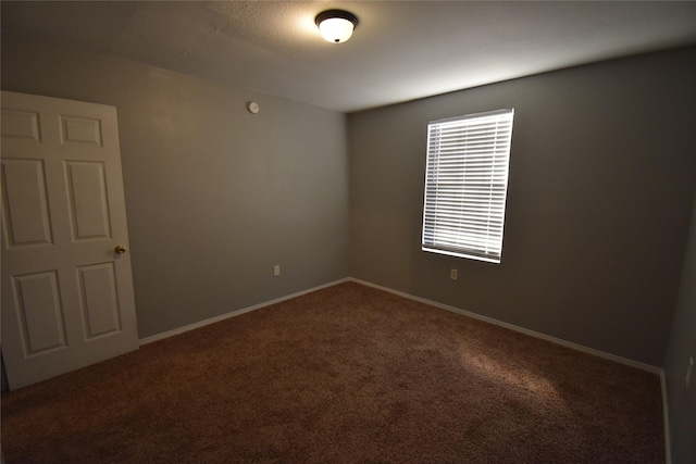 spare room featuring carpet flooring