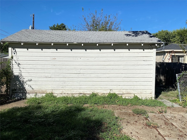 view of side of property