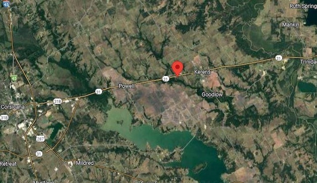 11114 E State Highway 31, Kerens, TX 75144 - aerial map of property and surrounding area