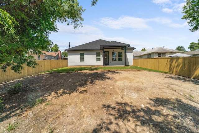 view of rear view of house