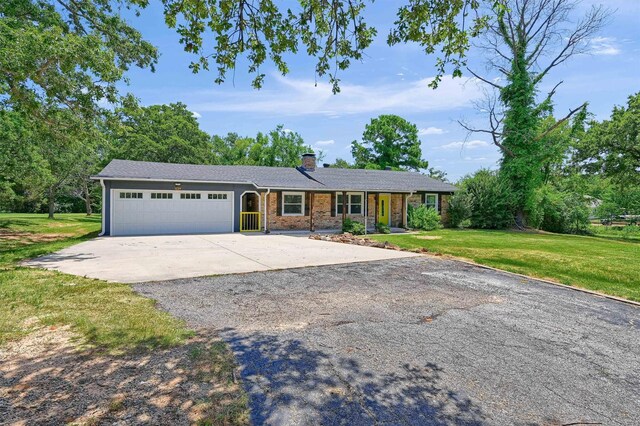 doorway to property featuring a garage and a porch