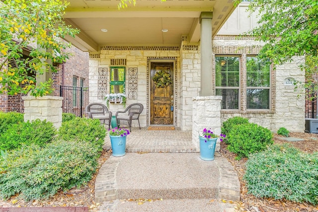 view of entrance to property