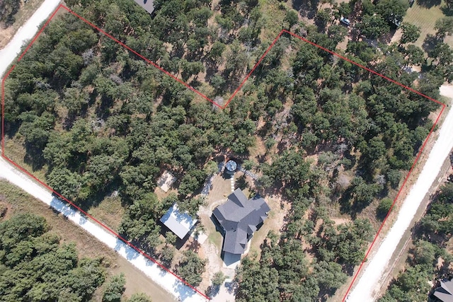166 Oak Ridge Loop, Whitney, TX 76692 - aerial view of property's location featuring property boundaries highlighted