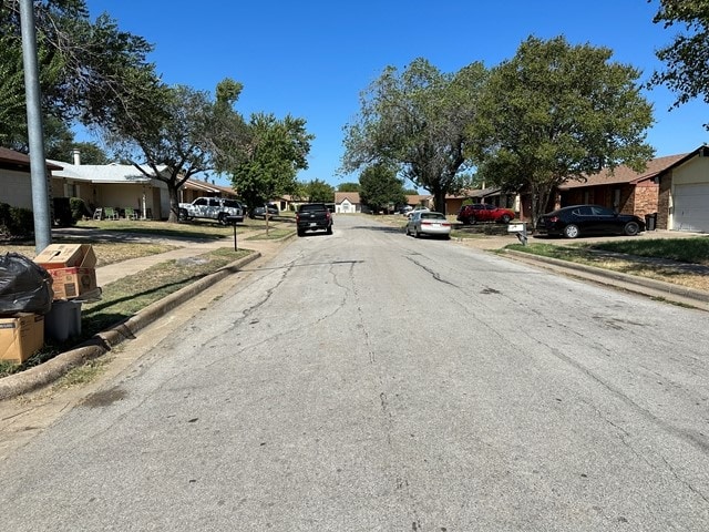 view of road