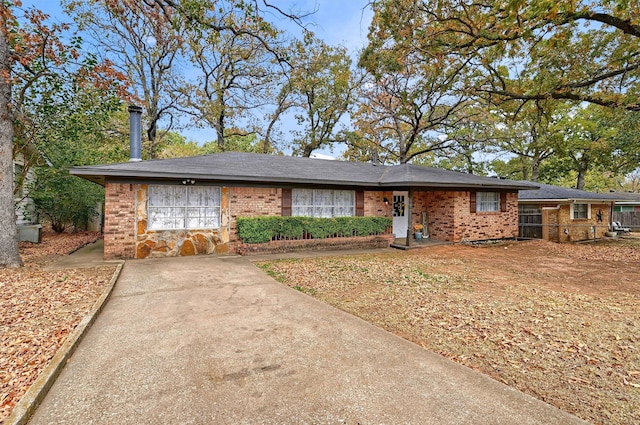 view of ranch-style home