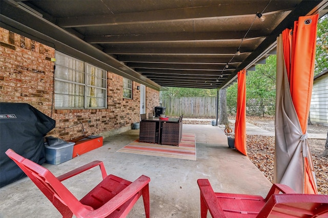 view of patio / terrace with grilling area