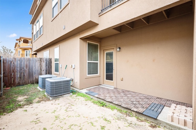 view of patio / terrace with cooling unit