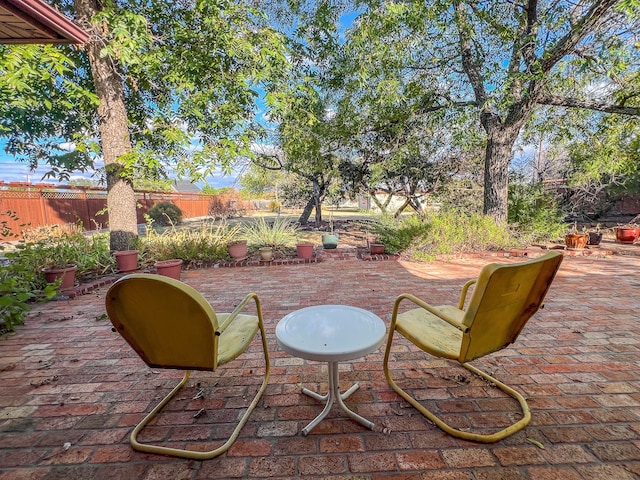 view of patio