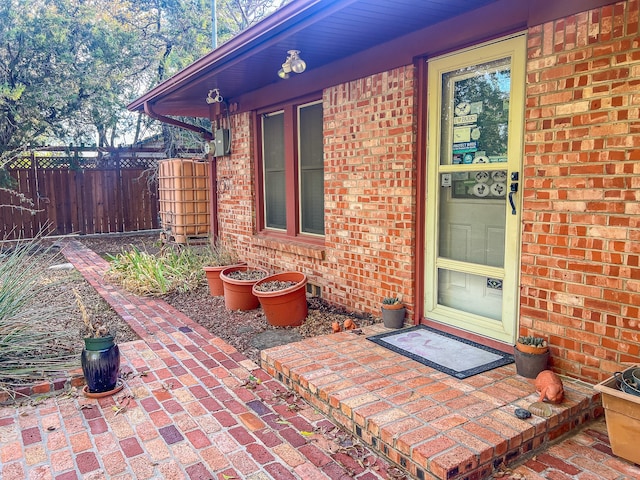 view of property entrance