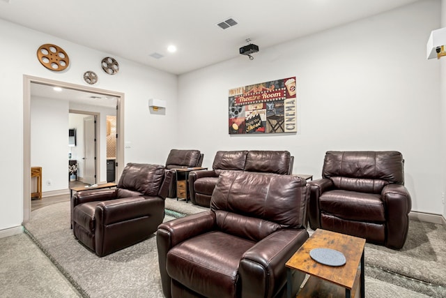 view of home theater room