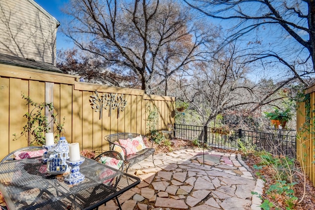 view of patio