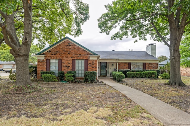 view of ranch-style home