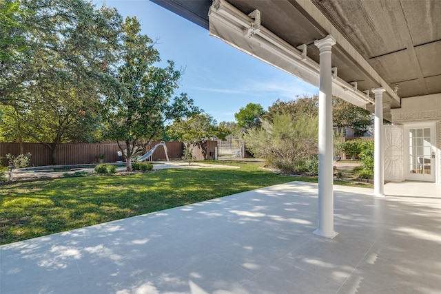 view of patio