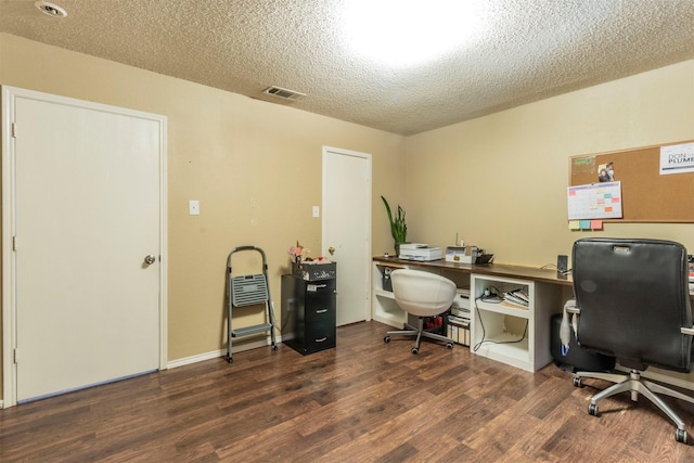 418 Mcmurtry Dr, Arlington, TX 76002 - office space featuring wood finished floors and a textured ceiling