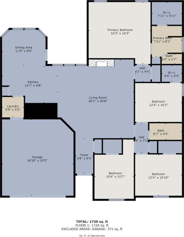 418 Mcmurtry Dr, Arlington, TX 76002 - room layout