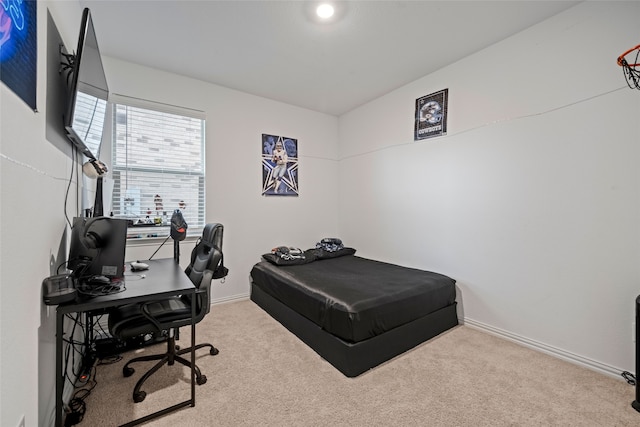 bedroom with carpet flooring