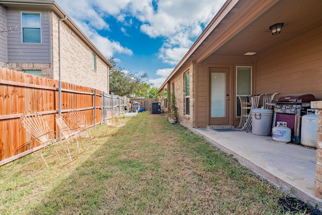 602 Tumbleweed Dr, Forney, TX 75126 - fenced backyard with a patio
