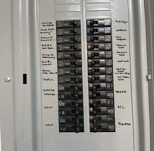 details featuring electric panel