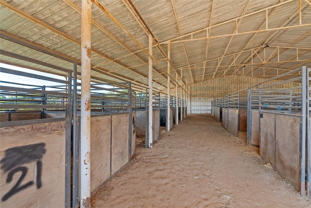 view of stable