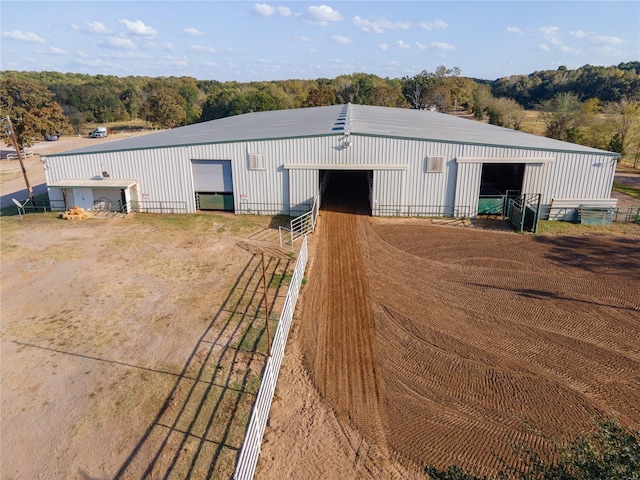 drone / aerial view featuring a rural view