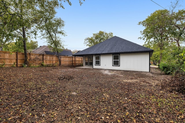 view of rear view of property