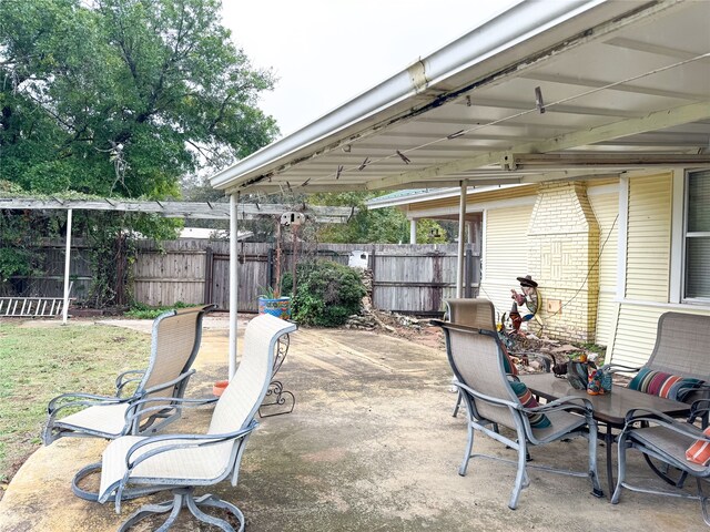 view of patio