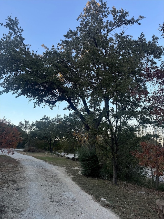 view of road