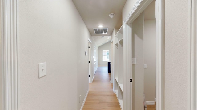 703 Cedar St, Cleburne, TX 76031 - hall with light wood finished floors, baseboards, and recessed lighting