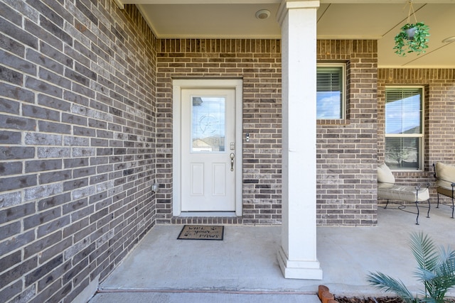 2816 Brosnan Rd, Waco, TX 76655 - doorway to property featuring brick siding
