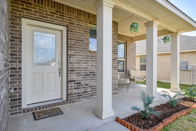 2816 Brosnan Rd, Waco, TX 76655 - property entrance with covered porch and brick siding