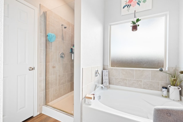 2816 Brosnan Rd, Waco, TX 76655 - full bathroom featuring a stall shower and a bath