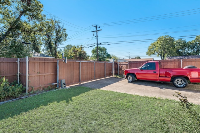 view of yard