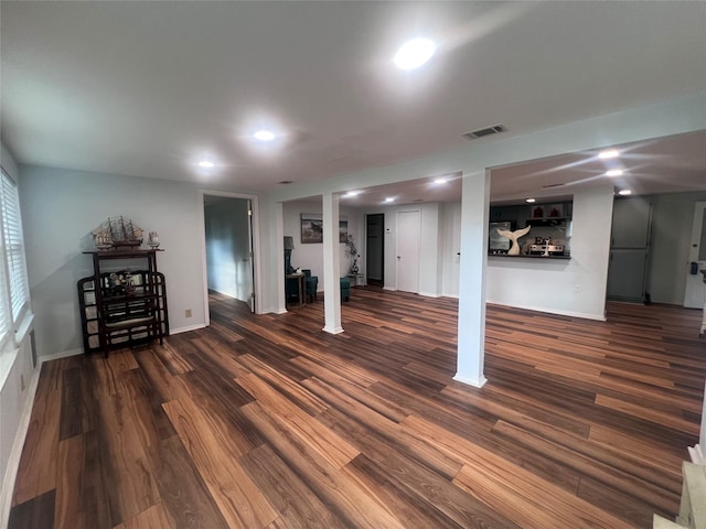 488 Briggs Blvd, East Tawakoni, TX 75472 - finished basement featuring wood finished floors, baseboards, and recessed lighting