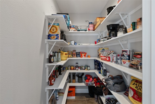 view of pantry