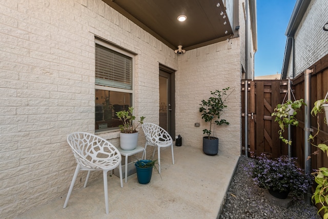 view of patio