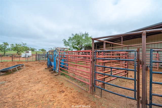 view of stable