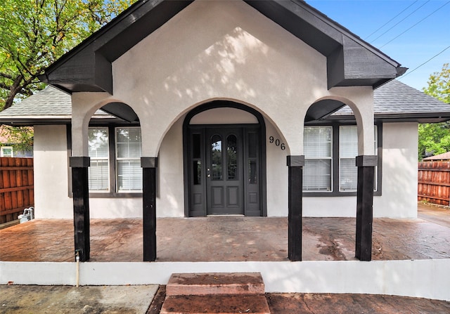 view of property entrance