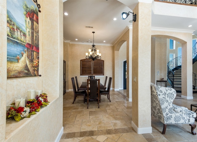 bedroom featuring hardwood / wood-style flooring, ceiling fan, and crown molding