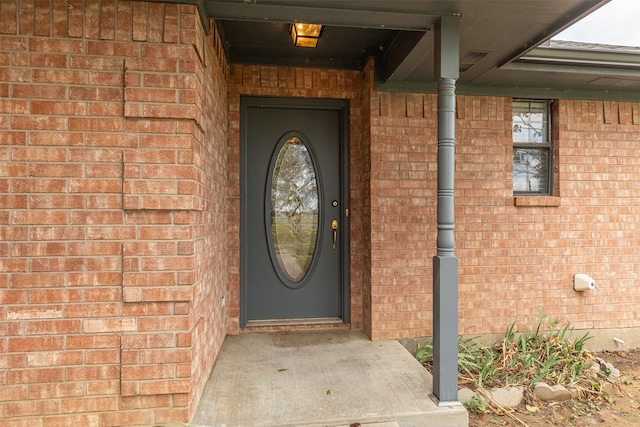 view of entrance to property