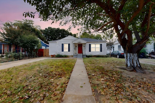 view of front of home