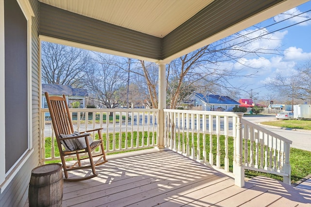 view of deck