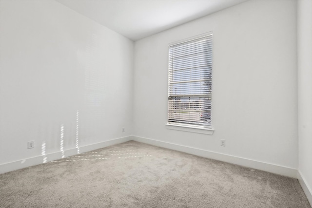 spare room featuring carpet flooring